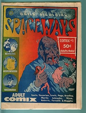 WHITE LIGHTNING SPACEWAYS #1 1971-SPAIN-TRASHMAN-RARE!! FN