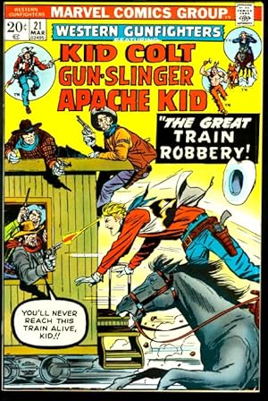 WESTERN GUNFIGHTERS #21-KID COLT/APACHE KID/ETC VF