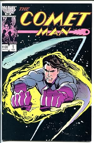 COMET MAN #1 1987-DOUBLE SIGNED-3 OF 10-BILLY MUMY-MIGUEL FERRER-vf/nm