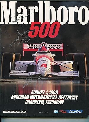 Michigan International Speedway Indy Car Race Program-8/1/1993-Indy-NASCAR-VG