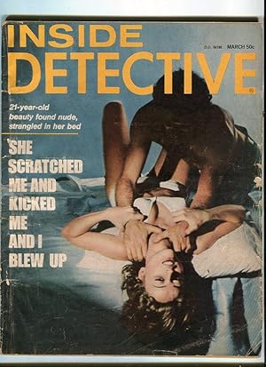 INSIDE DETECTIVE-MARCH/1972-BLOODBATH-BOMBINGS-MASSACRE FR/G