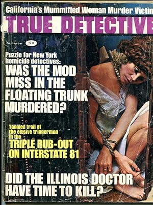 TRUE DETECTIVE-SEPT 1968-SPICY-MURDER-KIDNAP-RAPE-MUMMIES-poor P