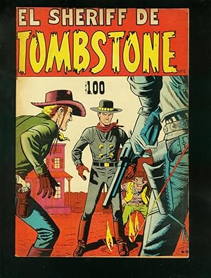 EL SHERIFF DE TOMBSTONE #5 1959-MEXICAN CHARLTON WESTERN-JACK KELLER-fine FN