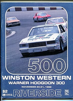 Riverside International Raceway Race Program 11/21/1982 WINSTON WESTERN 500-vf