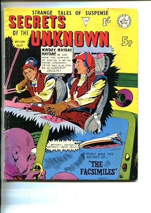 SECRETS OF THE UNKNOWN #119-1960'S-ALAN CLASS-HORROR-MYSTERY-SCI-FI-vg