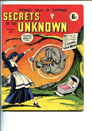 SECRETS OF THE UNKNOWN #128-1960'S-ALAN CLASS-HORROR-MYSTERY-SCI-FI-vg