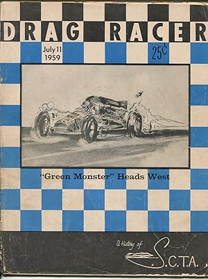 Drag Racer 16/11/1959-Green Monster-SCTA-pix-info-rare-VG