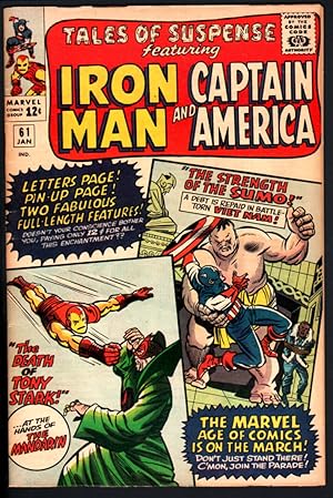TALES OF SUSPENSE #61 1965-IRON MAN-CAPTAIN AMERICA-NAM VF-