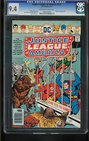 JUSTICE LEAGUE OF AMERICA #131-CGC 9.4-DC-superman-batman- 1883142007