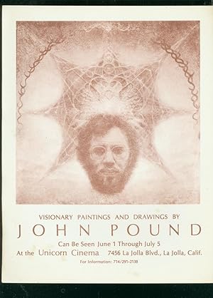 JOHN POUND-UNDERGROUND COMIX-ART SHOW FLYER-LA JOLLA CA VF