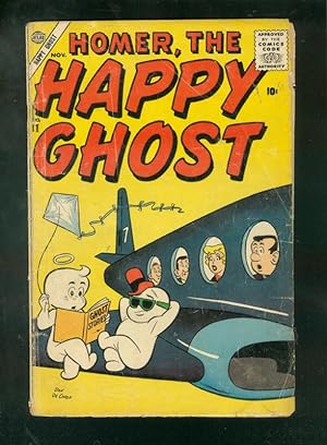 HOMER, THE HAPPY GHOST #11 1956-DAN DeCARLO AIRPLANE CV FR/G