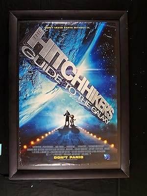 HITCHHIKER'S GUIDE TO THE GALAXY-2005-27X41 ORIG POSTER-MARTIN FREEMAN-SCI FI FN