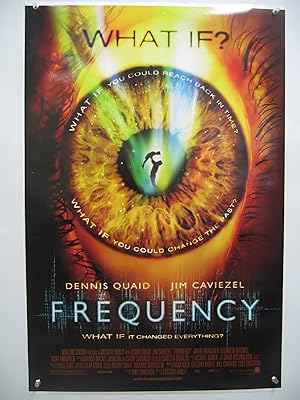 FREQUENCY DENNIS QUAID-2000-ORIG POSTER-ONE SHEET- EX