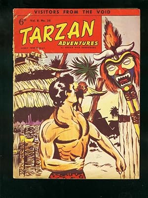 TARZAN ADVENTURES v.8 #36 1958-BRITISH COMIC-HOGARTH ART-LEX BARKER-good G