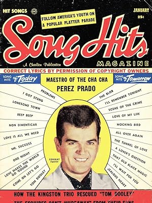 Song Hits Magazine, January 1959, Vol. 22, #6 (Conway Twitty cover)