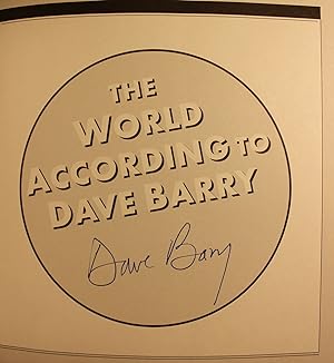 The World According to Dave Barry SIGNED
