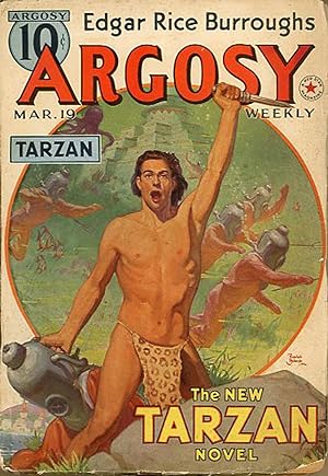 THE RED STAR OF TARZAN [TARZAN AND THE FORBIDDEN CITY] in ARGOSY [complete in six issues]