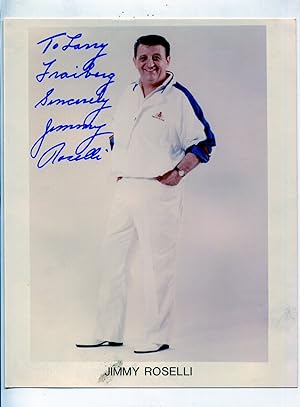 Jimmy Roselli-Autographed-8x10-Color-Still