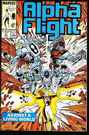 ALPHA FLIGHT #57-MARVEL COMICS-MUTANTS!-JIM LEE NM