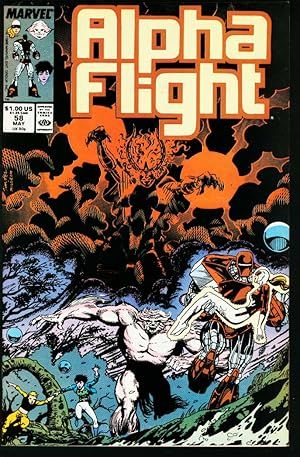 ALPHA FLIGHT #58-MARVEL COMICS-MUTANTS!-JIM LEE NM