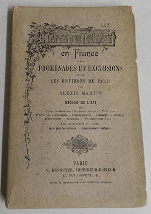 PROMENADES EXCURSIONS dans les environs de PARIS - 1900