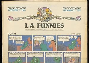 L.A. FUNNIES #4--DEC 7 1983-GUMBY-HEY COACH-ZIPPY--RARE VF