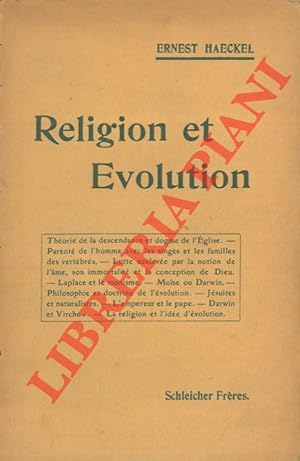 Religion et Evolution. Trois conférences faites à Berlin Le 14, 16 et 19 Avril 1906.