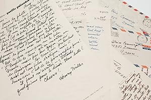 Correspondance manuscrite complète d'Henry Miller avec Béatrice Commengé
