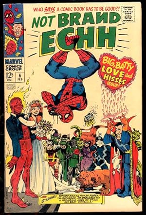 NOT BRAND ECHH #2 SPIDER-MAN 1968 GREAT BOOK FN+