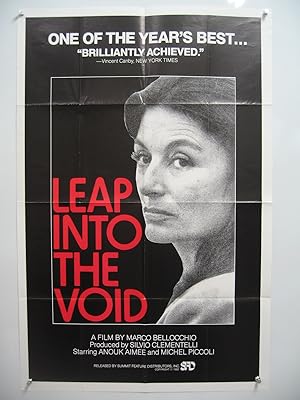 LEAP INTO THE VOID-ANOUK AIMEE-27X41-ORIG POSTER VG