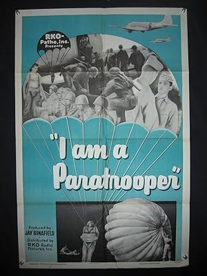 I AM A PARATROOPER-27X41-ORIG POSTER VG/FN