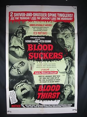 BLOOD SUCKERS / BLOOD THIRST-27X41-ORIG POSTER-1971 EX