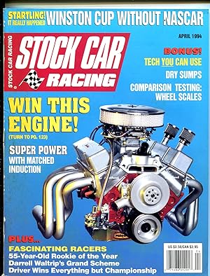 Stock Car Racing 4/1994-Darrell Waltrip-Roger Penske-Reggie Ruggiero-VG