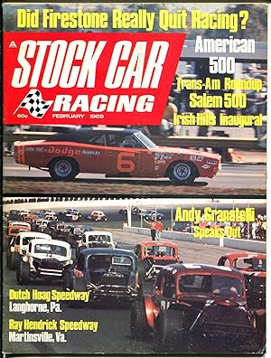 Stock Car Racing 2/1969-Andy Granatelli-Firestone-Charlie Glotzbach-FN