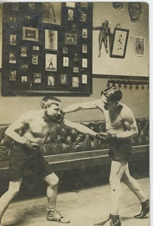 France, Un match de boxe, cca. 1920