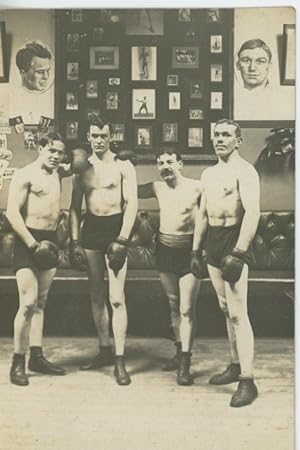 France, Groupe de boxeurs, cca. 1910