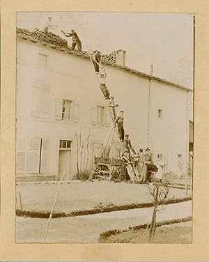 France, Renovation de toiture