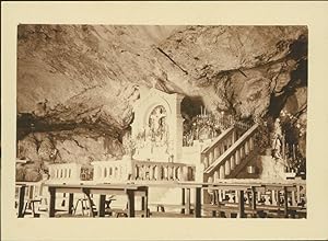 France, La Sainte Baume (Var), La Grotte. Maître Autel