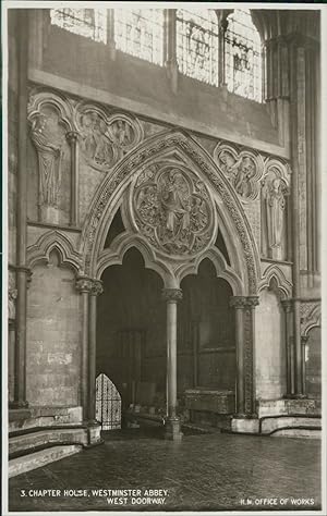 H.M. Office of Works, UK, Westminster's Abbey, Chapter House, West Doorway