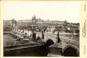 K. Bellmann, Praha, Prag, Prague, Pont Charles et le Hrad?any