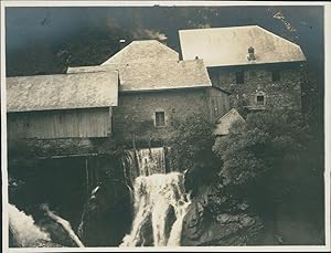 France, Haute Savoie, Scène près du Pont du Diable