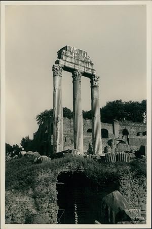 Otto Kröner, Italien, Rom, Castor Tempel (Roma, Tempio di Castor)