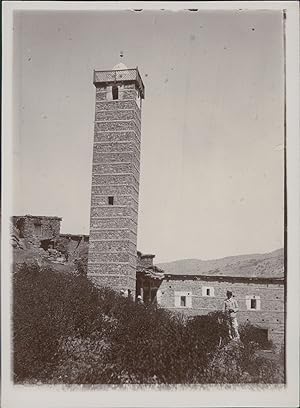 Algérie, Minaret dans les environs de Batna