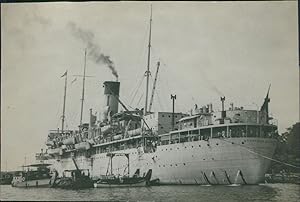 Ocean liner Staffordshire at Port Said