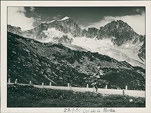 Suisse, Col de la Furka, 1950