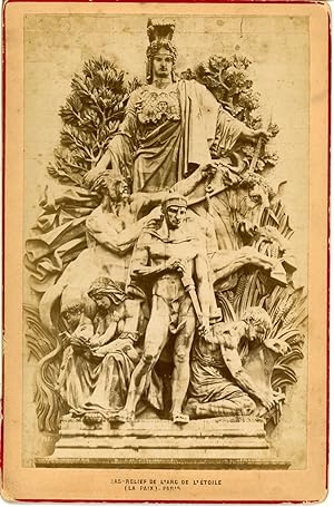 Paris, Bas-relief de l'Arc de Triomphe de l'Etoile, cca. 1875
