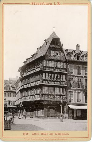 Strassburg, Altes Haus am Domplatz