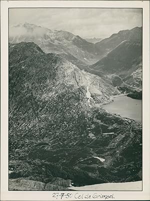 Suisse, 1950, Col de Grimsel