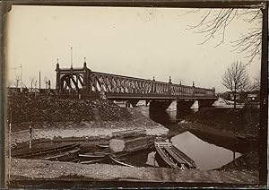France, Strasbourg, Pont de Kehl, 1901