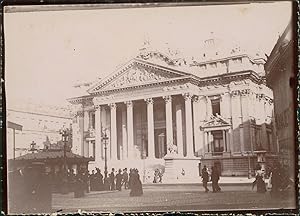Belgique, Bruxelles. La Bourse, cca. 1905